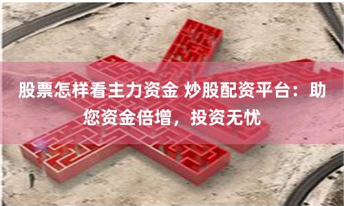 股票怎样看主力资金 炒股配资平台：助您资金倍增，投资无忧